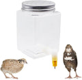 Button Quail Water Feeder Automatic Drinker with Versatile Nipple