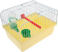 Garneck Small Bird Travel Cage: Portable Parakeet Carrier with Food and Water Box 9.2 Inch Animals Cage for Cockatiels Parrot - Easy to Carry for Short Trip, Daily Outing
