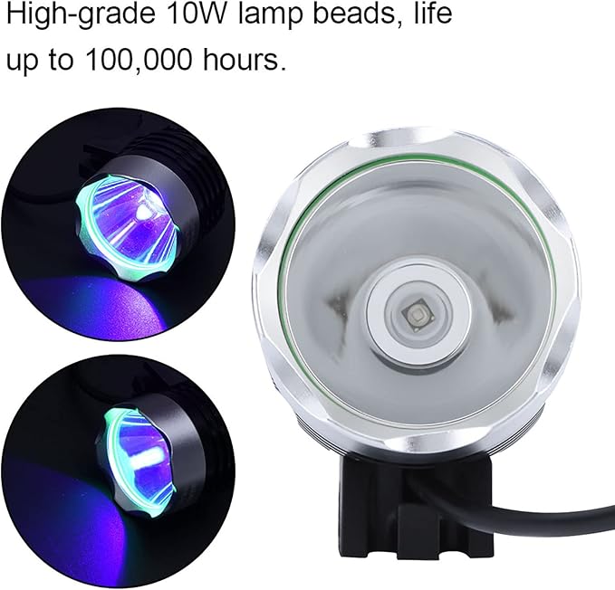 ciciglow Glue Curing Lamp, 5V 10W USB Flashlight Torch, 3 Adjustable Mode Light, Pet Urine Detector, Mobile Phone Repair