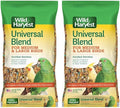 Wild Harvest Universal Blend for Medium and Large Birds, 10 Pounds | Fortified Nutrition | Pack of 2