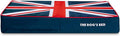 The Dog’s Bed Orthopedic Memory Foam Dog Bed Mattress, Oxford Fabric, Blue & Red Trim UK Center Flag, Large, 6-Inch