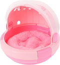 1set Portable Bird Carrier Nest with Warm Pad for Outdoor Cage for Easy to Material for Pet Travel