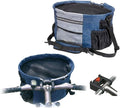 Walky Basket Pet Dog Bicycle Bike Basket & Carrier Easy Click Release Mounting- Up to 15lbs 15.5" Wide x 10" Depth