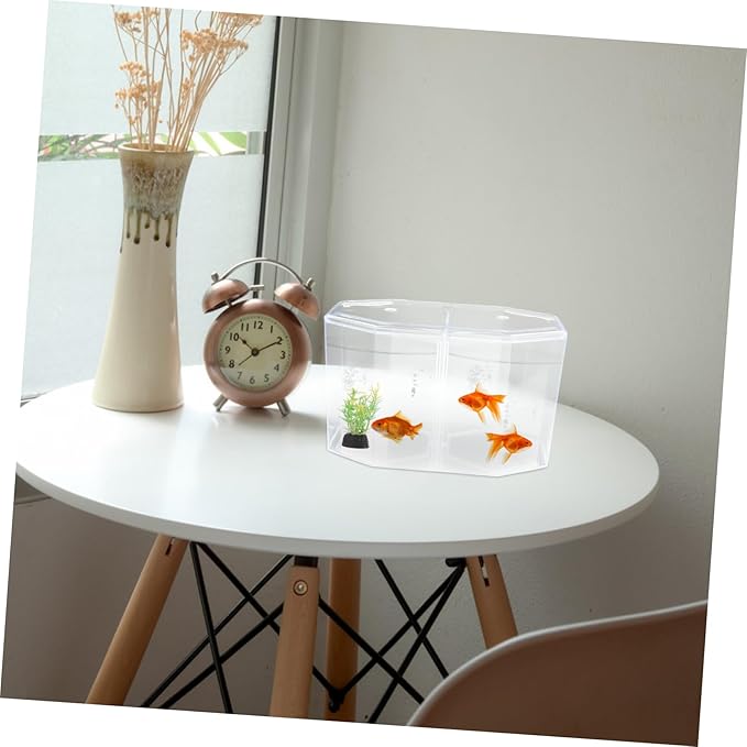 BESPORTBLE Fish Breeding Box Cups Transparent Divider Tank for Guppies Bettas Clownfish Safe Hatchery for Fry Isolation and Increased Survival Rate