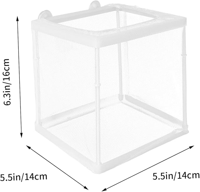 Incubation Box for Betta Guppy Mesh Breathing Fish Breeding Tank Aquarium Box Practical Incubator