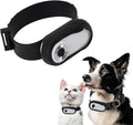 POCREATION 1080P Pet Collar Camera, HD Mini Action Camera with 0.96 Inch LCD Display for Dog Cat Outdoor Indoor Video Recording