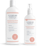 Veterinary Formula Clinical Care Hot Spot & Itch Relief Medicated Shampoo and Spray for Dogs and Cats - Bundle