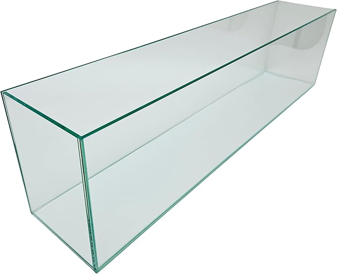 Lifegard Aquatics Bookshelf Aquarium – 22 Gallon Clear Glass Fish Tank with 8mm Thick Glass – for Freshwater/Marine, Leak-Proof, Home/Office Decor