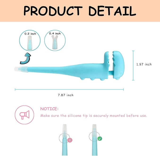 Pet Pill Dispenser, Pet Piller Gun Oral Tablet Capsule,Silicone Syringes for Cats, Dogs and Small Animals (Blue-Pusher+Syringe)