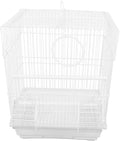 SUPVOX 1set Portable Lightweight Bird Carrier Cage for Pets Parrot Travel Cage for Finches Painted Eyebrow Birds Design Ventilation