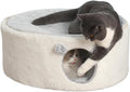 Sunhoo Elevated Cat Beds for Indoor Cats Enclosed House Hideaway Raised Kitty Hammock Large with Washable Cover Kitten Cave Pet Hut Puppy Condo Cubby Plush Cushion Easy Assembly 23.6 * 17.7 * 10.6in