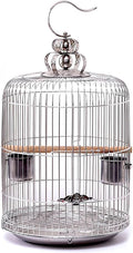 Aimery Bird Cage，Stainless Steel Birdcage，Small Bird cage，Bird Cages for Parrots，Travel Bird Cage，Bird Travel cage (Size : V38G)