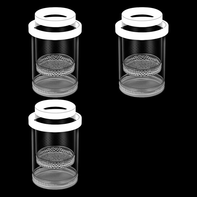 Aquariums Breeding Box Hatchery Shelter House for Guppy Bettafish Clownfishs with Divider Design Floating House 3PCS Bettafish Nursery Tanks