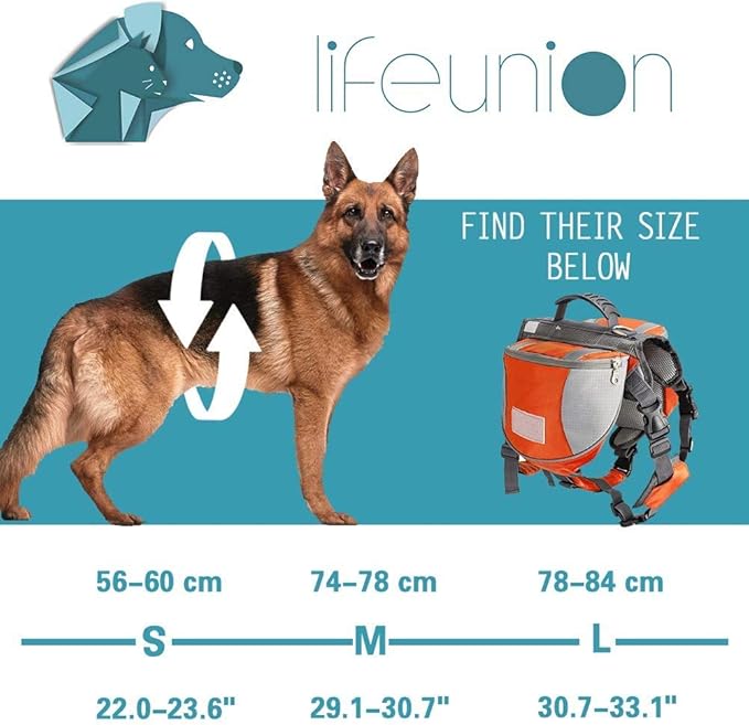 Polyester Dog Saddlebags Pack Hound Travel Camping Hiking Backpack Saddle Bag for Small Medium Large Dogs (Neon Green,M)
