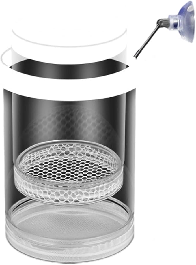 Net Breeding Box Floating Hatchery Incubator Quick Setups in Tanks Multipurpose Fish Shrimp Habitat Mesh Breeding Habitat