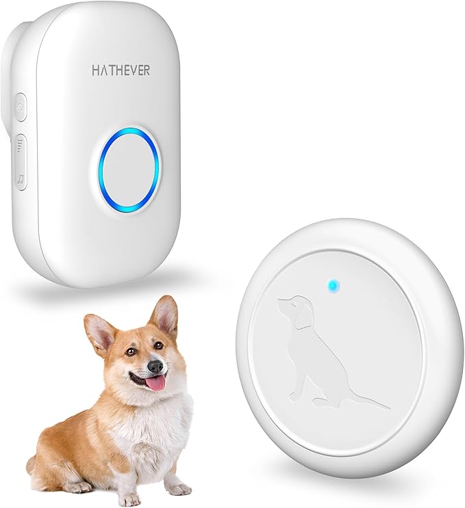 Dog DoorBell for Potty Training, Wireless Doggie Door Bell Operating at 1000 Feet with IP65 Waterproof Touch Button, 32 Melodies