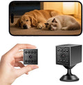 3T6B Mini Home Security Camera, 1080P HD Hidden Spy Camera with Night Vision & Motion Detection, Phone App Alerts for Indoor/Outdoor Wireless Surveillance, Baby, Pet, Car (Without SD Card)