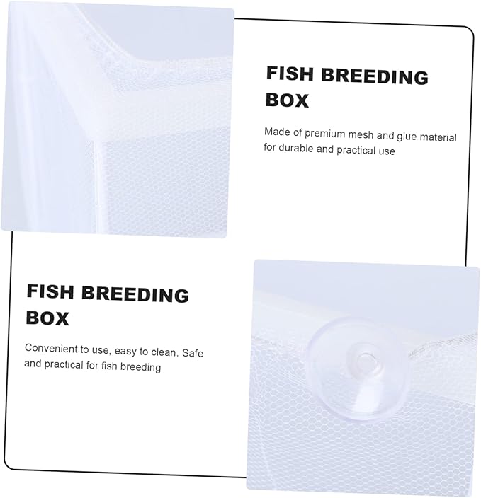 Sosoport Fish Breeding Tank Box Incubation Box Mesh Practical Breeding Incubator for Home Aquarium