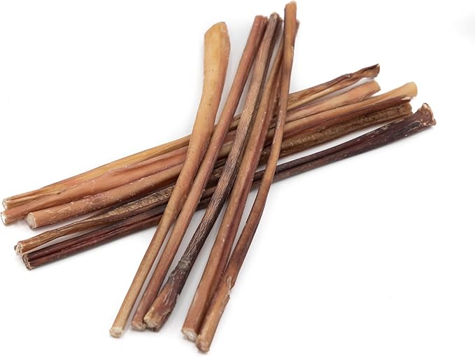 Best Bully Sticks 12 Inch Odor-Free Bully Sticks for Dogs - 12 Count (Pack of 1) - Natural Grass-Fed Beef, Easily Digestible, No Grain or Rawhide - Large Breeds