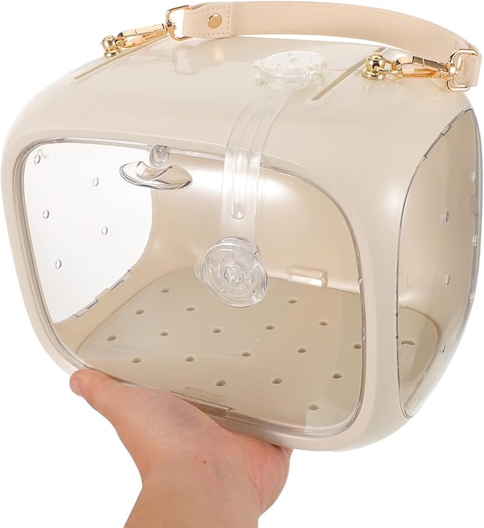 Portable Parrot Backpack Carrier Cage, Small Parakeet Outdoor Bird Carrier Bag with Breathable Mesh, Multifunctional Lightweight Bird Transport Cage for Outdoor Use