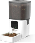Automatic Cat Feeder 6L,Timed Cat Feeders for Dry Food, 2.4G WiFi Pet Feeder with APP Control for Remote Feeding,Automatic Dog Food Dispenser with Alexa,1-10 Meals Per Day for Dog