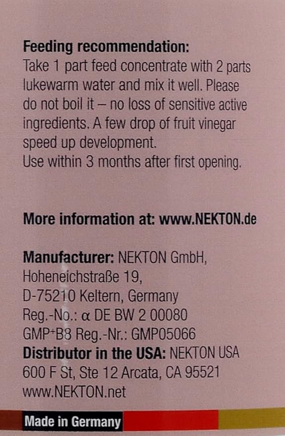Nekton Drosophila Concentrate Breeding Fruit Flies 250G