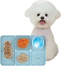 Slow Feeder Pet Licking Mat for Dogs & Cats - Food-Grade Silicone Non-Slip Pad, BPA-Free, Easy to Clean for Grooming & Bath Time