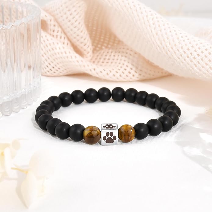 Dog Memorial Gifts for Loss of Dog, Pet Memorial Gift for Dogs, Bracelet for Women Men Who Loss of Beloved Dogs Cat Furry Friend