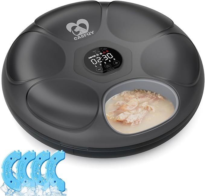 Casfuy Replacement Food Tray for F13-L Automatic Cat Feeder (Acrylonitrile Butadiene Styrene)