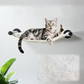Cat Hammock Wall Mounted, 22.44 x 13.78 inch Wall Mounted Cat Shelves, Metal Brackets Beds for Sleeping, Playing, Climbing & Resting Stabilized Wall Furniture (Soft & Warm Fabric)