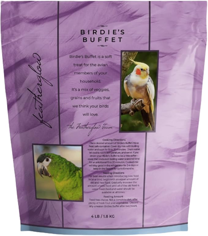Volkman Featherglow Birdie's Buffet 4lbs | Bird Food