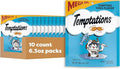 Temptations Cat Treats Classic Crunchy and Soft Cat Treats, Tempting Tuna Flavor, 6.3 oz. Pouch (Pack of 10)