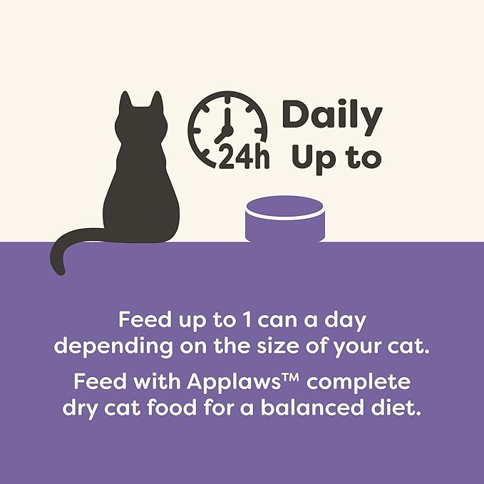 Applaws Natural Wet Canned Cat Food, Limited and Natural Ingredients, High Protein with No Artificial Additives, Variety Pack in Broth (16 x 2.47oz Cans)