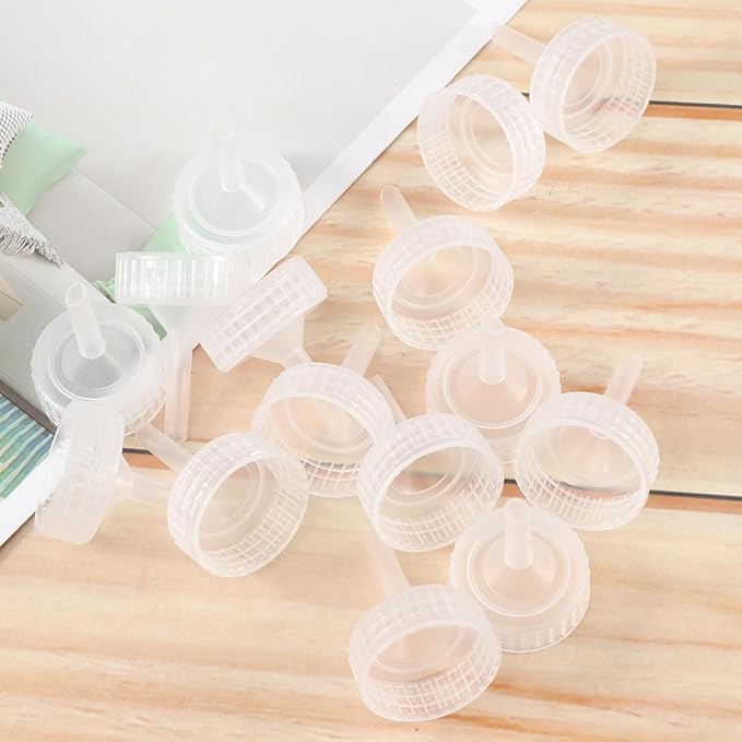 POPETPOP 15pcs Plastic Shrimp Hatching Cap for Aquarium Fish Tank Easy to Install Convenient Feeding Compatible Bottles for Shrimp Breeding