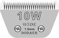 Detachable Pet Dog Grooming Blades-Size 10W Dog Grooming Wide Blade,Cutting Length 1/16" 1.5mm,Compatible with Andi-s,Oster A5,Wahl km10 Clippers