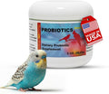 Morning Bird Probiotics for Birds 2 oz – Digestive Health Supplement Supporting Gut Balance, Nutrient Absorption, & Immune Support – Easy Mix Powder Supplement for All Bird Species