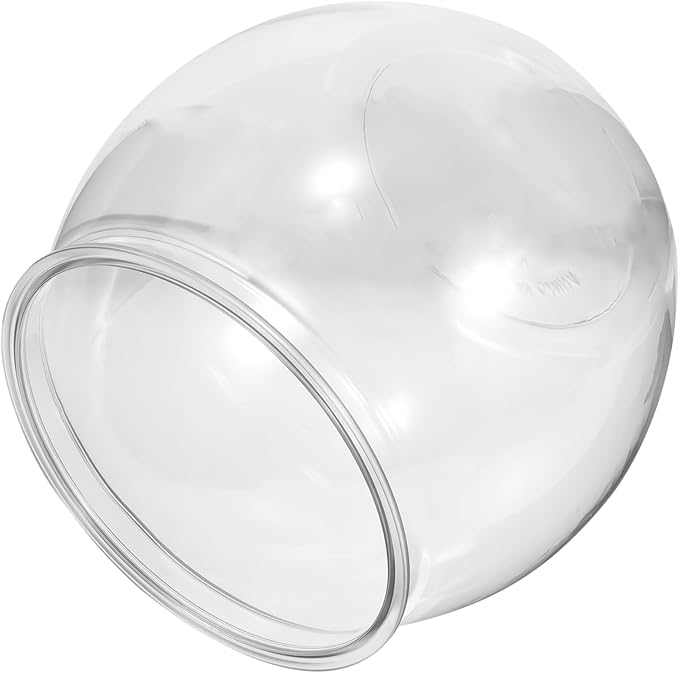BESPORTBLE Transparent Plastic Fish Bowl Fall-Resistant Tabletop Aquarium for Betta Plants for Home Office Decor Wedding Party Use Eye-catching Design