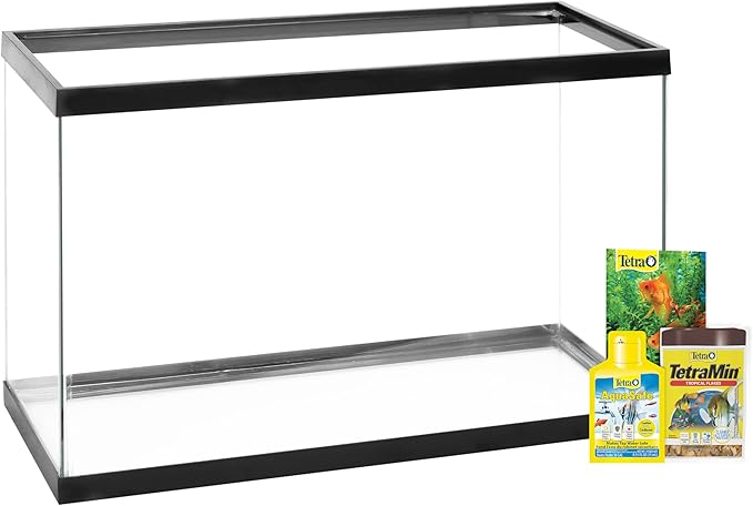 Tetra Glass Aquarium 29 Gallons, Rectangular Fish Tank, Assorted Color