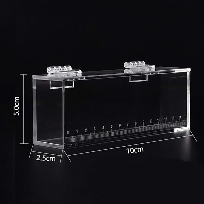 Fish Watching Box Fishing Photo Tank Hatchery Incubator Acrylic Portable Storage Box Fish Egg Breeding Case Isolation Breeder Box Photo Box, S