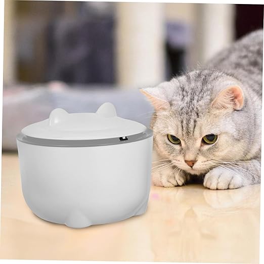 Totority 1set Enclosed Cat Litter Waste Container Sealed Lid and Trash Bags Convenient One-Button Small Trash Can for Pet Litter Storage Gray