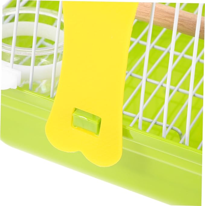 1 Set Portable Bird Carrier Travel Cage for Pets Lightweight Parrot Cage with Handle for Conures and Cockatiels Provides Comfort and Security The Go