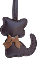 Soft Leather Bow Charm Handmade Fashionable Cat-Themed for Phone Camera Strap & Collar Decoration Stylish Bowknot Bag Charm