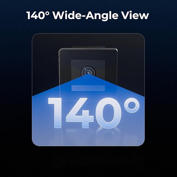 2K HD Aquarium & Terrarium WiFi Pet Camera,140° Wide-Angle Anti-Glare & Anti-Reflection,Night Vision for Fish & Reptiles,Two-Way Audio,Glass-Mount Enclosure Monitor,AI-Powered Detection,24/7 Recording