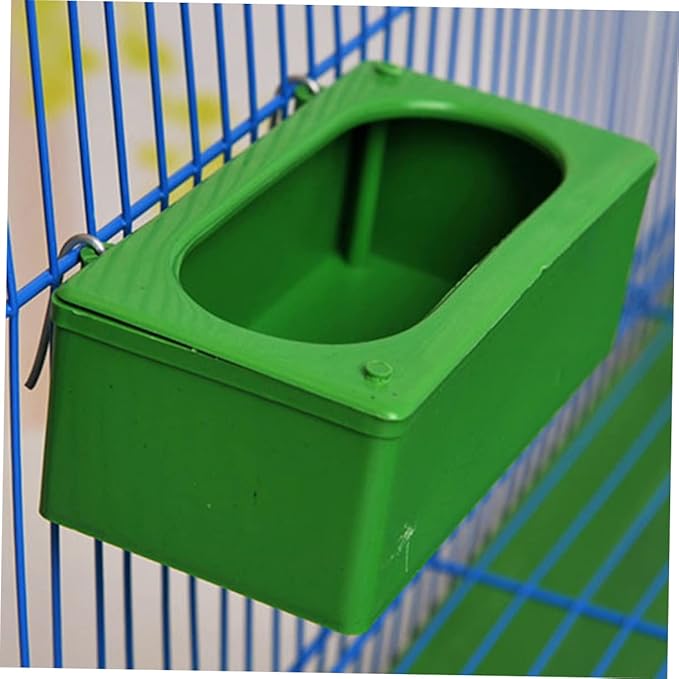 10pcs Parrot Feeder Pigeon Feeding Trough Bird Seed Holder Bird Feeding Watering Supplies Hanging Feeder