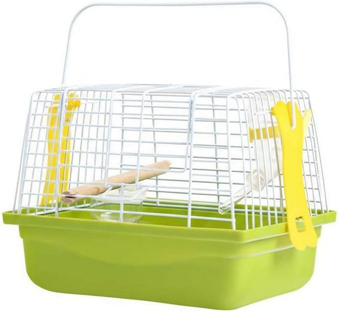 Bird Cage Birdcage Travel Portable Stand Cage Pet House with Carry Handle for Parrot Finches Cockatiel Small Animals Parakeet