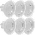 DOITOOL 6pcs Cup Perch Knob for Birds Window-Installed Bird Perch Accessories Strong Absorption for Pets for Smooth for Parrots and Reptiles