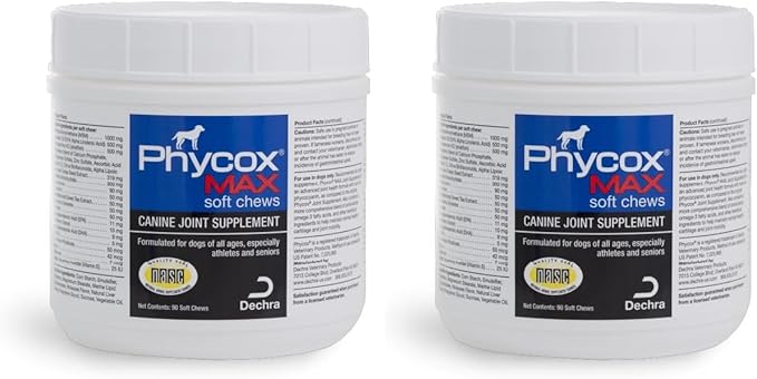MAX Dog Joint Supplement Soft Chews, 90 Ct, (Pack of 2)