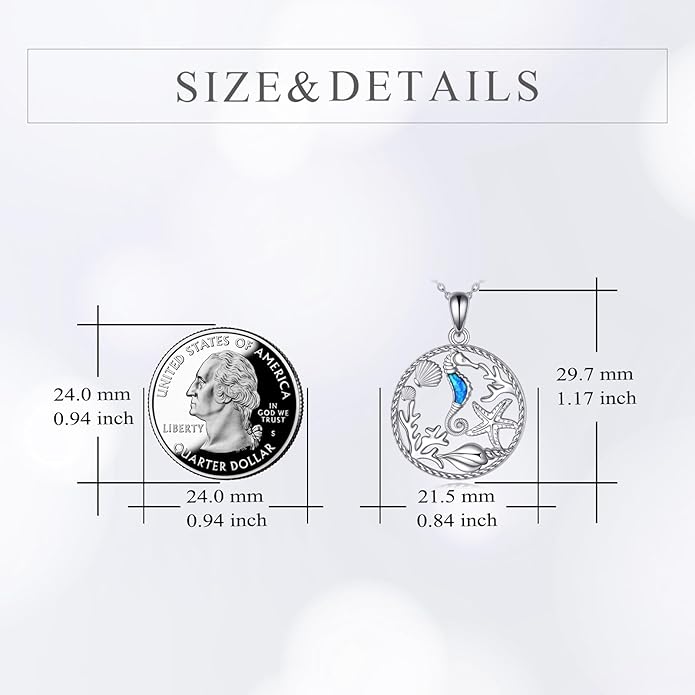 KZX Cat/Dog/Phoenix/Eagle/Whale/Shark/Puffin/Starfish/Chicken/Butterfly/Owl/Bee/Frog/Seahorse Necklace Sterling Silver Animal Pendant Jewelry Gift for Women