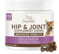 Dog Hip and Joint Supplement Chews - Dog Joint Supplement for Mobility - Canine Hip Support Pain Relief Supplements with Glucosamine, Turmeric, Chondroitin - Chicken Flavored - 150 Soft Chews