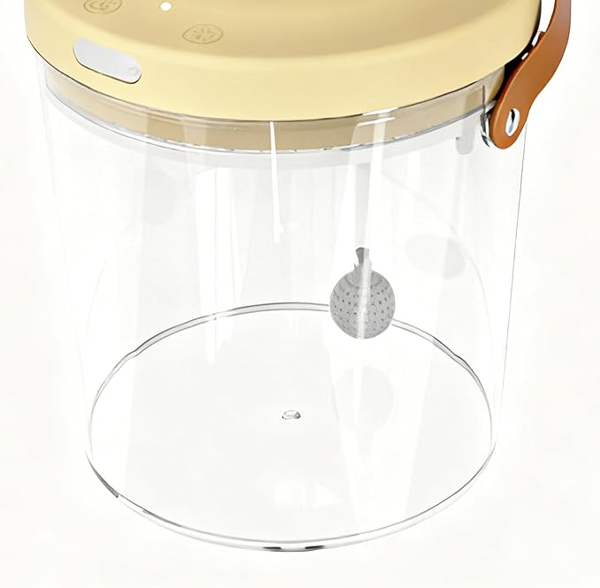 Portable Fish Tank, Lighted Quiet Oxygen Circulation Bowl, 2000mAh Mini Aquarium, Clear Acrylic Aquarium with Filter Pump, Compact Fish Bowl for Reptile Bait Fishing Kids Indoor Outdoor Sensory Play